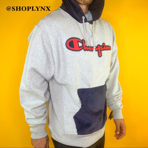 ♥️SOLD♥️Champion New Gray Logo Hoodie - Picture 7 of 8